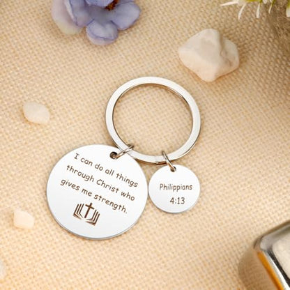 Christian Keychains Cross Keychain Bible Accessories Gifts Christian Gifts Religious Gifts - color: Faith Based Gifts