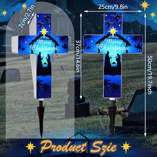 Yousoontic Christmas Solar Stake, Merry Christmas - style: Merry Christmas