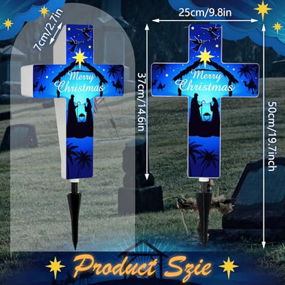 Yousoontic Christmas Solar Stake, Merry Christmas - style: Merry Christmas