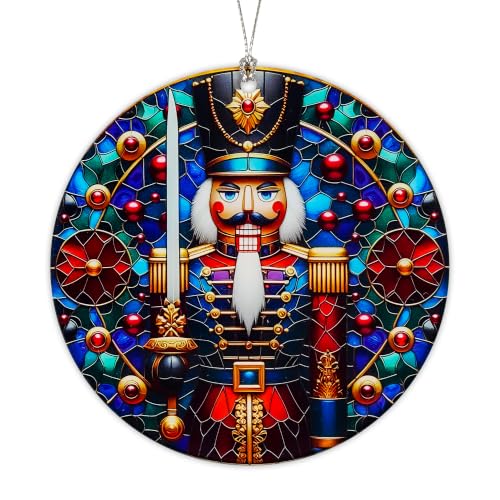 Nutcracker Ornaments for Christmas Tree, Nutcracker Ornaments, Christmas Ornaments 2026, Classic Nutcracker Soldier Design, Vintage Christmas Decoration, Elegant Holiday Ornament Gift for Home Décor - color: Nutcracker Soldier Ornament
