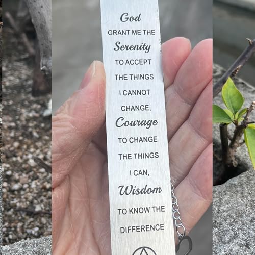 Bible Bookmarks Book Markers, Metal Christian Bookmark Gift Accessories (God Grant me the Serenity) - style: God grant me the serenity