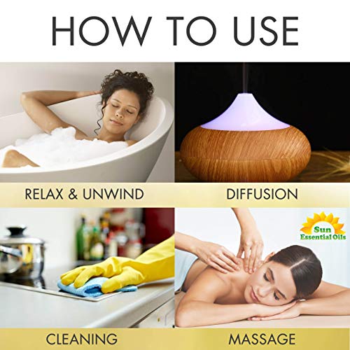 Sun Essential Oils Fir Needle Essential Oil 16oz for Aromatherapy, Diffuser, Muscle Ease, Relaxation - size: 16 Fl Oz (Pack of 1)