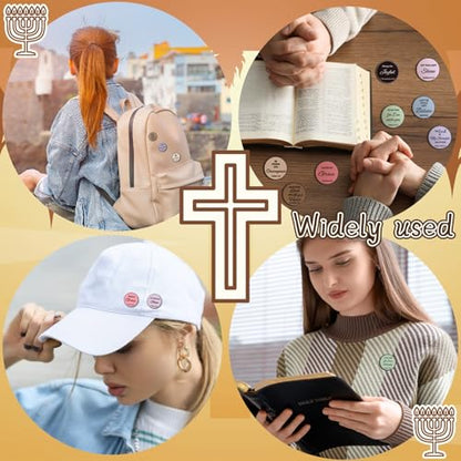 Landical 24 Pcs Jesus Christian Pins - style: Simple Style
