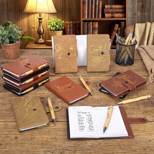 Spakon 40 Pcs Christian Gifts Bulk Prayer Journal with Pens, 5 Colors - color: 5 Colors