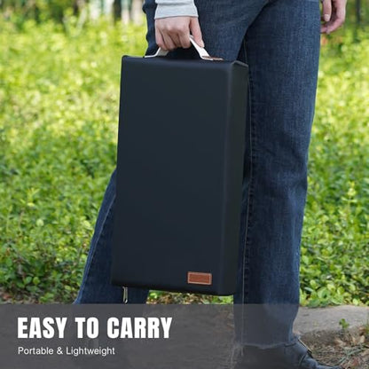 HappyPicnic Waterproof Garden Kneeling Pad, 2in Thick, Black, 1 Pack - color: Black