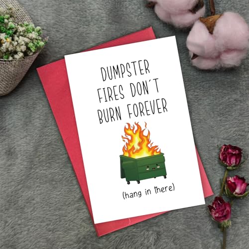Funny Get Well, Cute Encouragement Card for Him, Her & Friend, Sympathy & Tough Times Card for Family & Friendship - color: 3-25