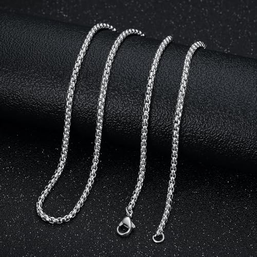 Exquisite Stainless Steel Cross Necklaces,A Perfect Blend of Gothic Style and Christian Faith, Suitable for Men and Women, Fashionable Accessories, Hypoallergenic Material - color: Silver