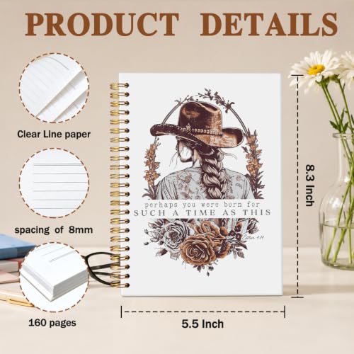 FHUJROY Christian Notebook, Bible Journal, Prayer Christian Gifts