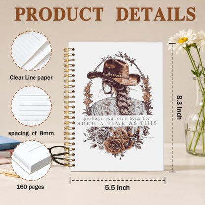 FHUJROY Christian Notebook, Bible Journal, Prayer Christian Gifts