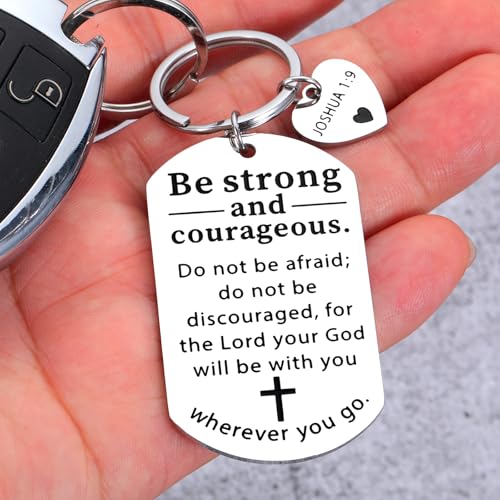 Catholic Key Chains, Christian Gifts for Women, Christmas Stocking Stuffers First Confirmation Gifts for Girls Boys Teens Inspirational Religious Gift for Men Baptism Communion Bible Verse Keychain