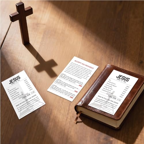 200 Pcs Prayer Cards Gospel Tracts Inspire Pocket Holy Bible Verse Cards Salvation Card Church Supplies