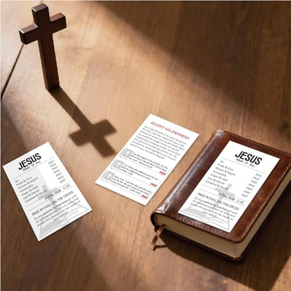 200 Pcs Prayer Cards Gospel Tracts Inspire Pocket Holy Bible Verse Cards Salvation Card Church Supplies