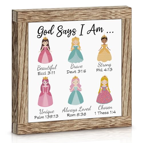 Christian Gifts for Women Religious Inspirational Spiritual Gift Encouragement Bible Verse Wooden Sign Desk Decor Baptism Confirmation Gifts Easter Mothers Day Birthday Graduation Gift - color: Christian Gifts for Women