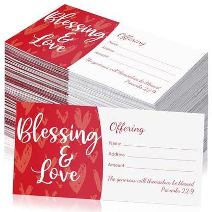 200 Pcs Church Offering Envelopes Tithe and Offering for Donations