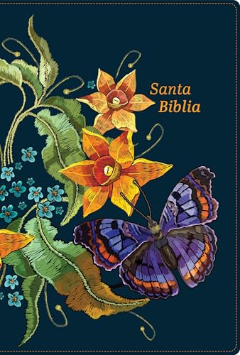 Biblia Reina Valera 1960 letra grande, tamaño manual, edición especial, azul nocturno, símil piel (RVR 1960 Hand size giant print special edition, midnight blue, LeatherTouch (Spanish Edition)