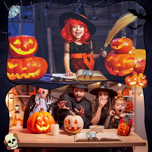 Taobary 100 Pcs Halloween Bookmarks Bulk, Gothic Coffin Skeleton Designs - style: Halloween