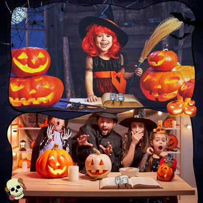 Taobary 100 Pcs Halloween Bookmarks Bulk, Gothic Coffin Skeleton Designs - style: Halloween