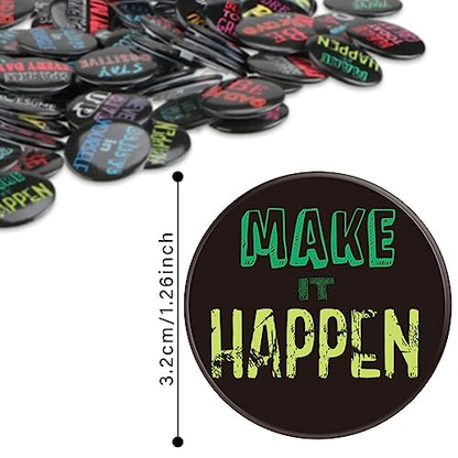 Yinkin 240 Pcs Button Pins, Classroom Rewards - style: Classic