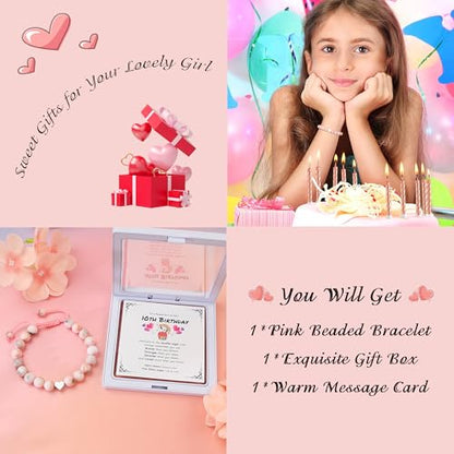 Sereney Birthday Gifts for Girls, 1-16 Year Old Girl Birthday Bracelet Gift - style: 10th Bday