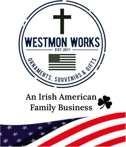 Westmon Works Baptism Set First Rosary and Catholic Book of Prayers for Children and Gift Bag