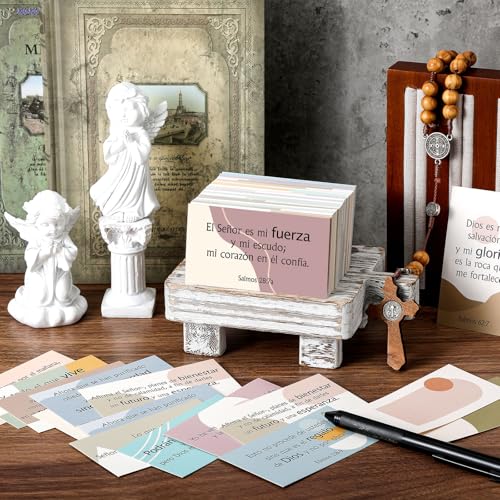 Motiskyy 200 Pcs Spanish Prayer Cards Christian Gifts, Boho - style: Boho