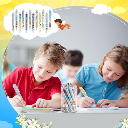 Dispowreath 48 Pcs Bible Verse Ballpoint Pens Christian Pens Bulk Inspirational Quotes Pens Retractable 1.0 mm Black Religious Ink Pens Smooth Writing Pen for Church Sunday School Office Supplies Gift - style: Bible