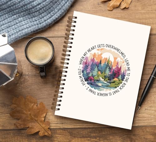 Dejfel Christian Bible Notebook Journal,Positive Gifts for Women Men Girls - color: faith