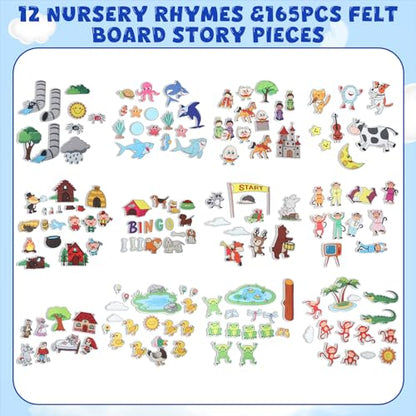 12 Set Felt Story Pieces Flannel Board Preschool,Fairy Tales - style: Fairy Tales