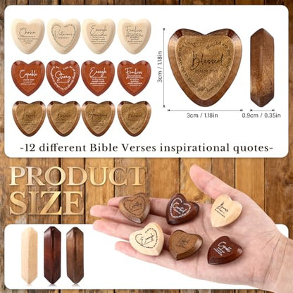 Motiskyy 24 Sets Christian Gift Bulk Bible Emergency Numbers Bookmark