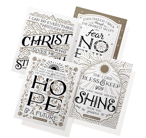 Twigs Paper Scripture Encouragement Greeting Cards, 12 Blank Note Cards - color: Scripture Encouragement, size: 12-Count