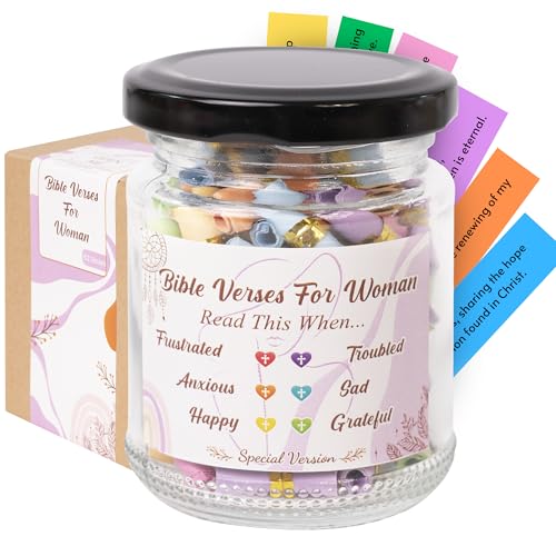 Bible Verse Jar For Women, Mothers Day Gifts for Mom - color: Bible Jar For Woman