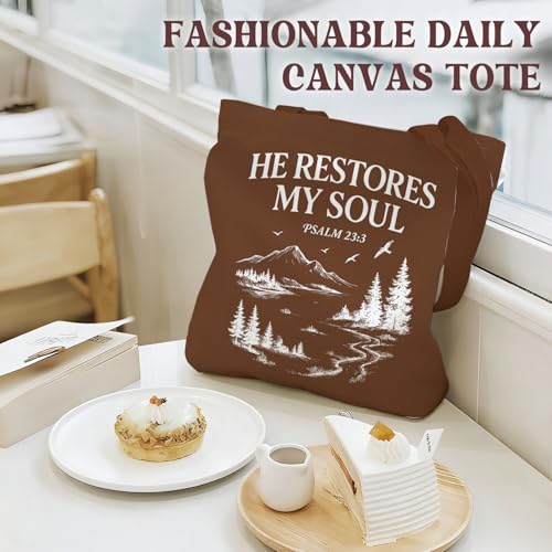 Bible Tote Bags Cute Christian Preppy Canvas Tote Bag Christian Gifts for Women Reusable Shopping Bags(Parent) - color: Bible-14
