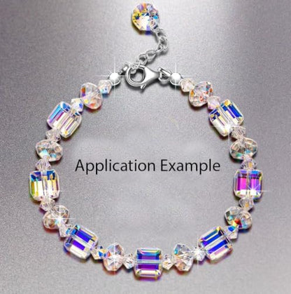 24pcs Adabele Austrian 6mm Faceted Rondelle Crystal Bead Yellow Champagne - color: Gold Champagne, size: 4mm x 6mm - 24pcs