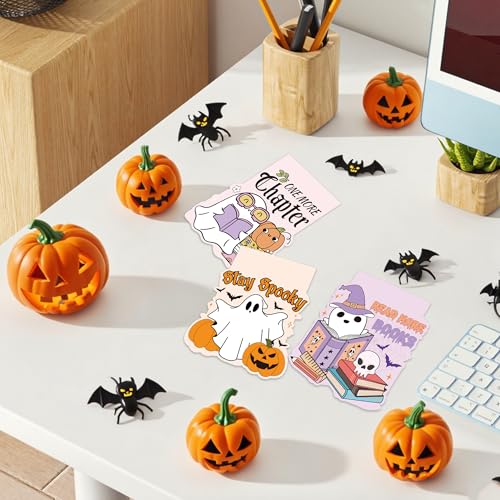 Cute Ghost Magnetic Bookmarks, Halloween Book Marks for Fall Reading - style: Halloween cute ghost