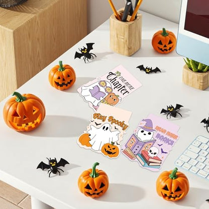 Cute Ghost Magnetic Bookmarks, Halloween Book Marks for Fall Reading - style: Halloween cute ghost