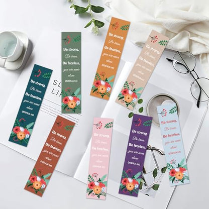 Christian Gifts for Women Men 8 Pieces Inspirational Bible Bookmarks Bible Verses Gifts Encouragement Gift Religious Spiritual Gift for Female Male Best Friend Coworker Positive Paper Bookmarks - color: Positive Bookmark