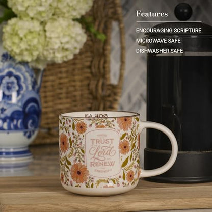 Christian Art Gifts Scripture Ceramic Coffee & Tea Mug for Women