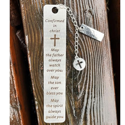 Bible Bookmarks Book Markers, Metal Christian Bookmark Gift Accessories (Confirmed in Christ) - style: Confirmed in Christ