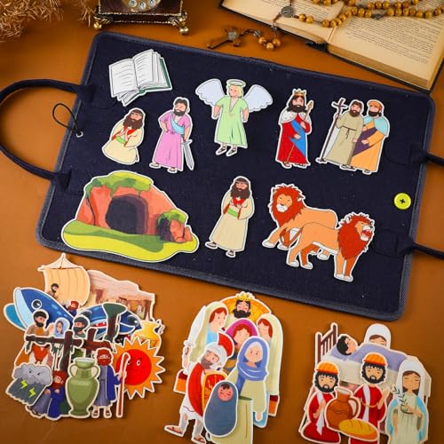 Windkream 12 Set Felt Story Pieces Flannel Board Preschool,Bible - style: Bible