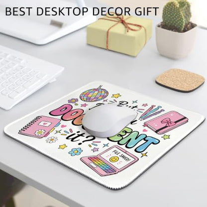 Funny But Did You Document It Mouse Pad for Coworkers HR Nurses - color: Rainbow & Pink