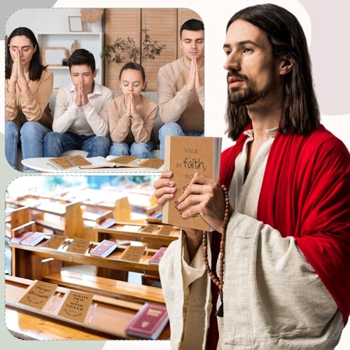 Resurhang 30 Sets Christian Gifts Bulk Bible Notebook Religious Pen,Morandi - color: Morandi