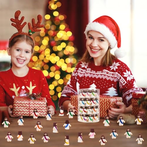 100 Pcs Little Jesus Figures, Jesus Loves You Figures, Mini Jesus in Bulk