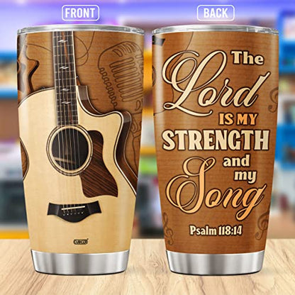 CUBICER Guitar Tumbler Gifts For Teens Guitarist Adults Husband Men Music Lovers Coffee Travel Mug Oz Stainless Steel Insulated Cup On Fathers Day Christmas Birthday Retirement - color: Guitar