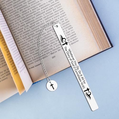 Christian Gifts for Women Bookmark Religious Gifts for Women Bible Verse Baptism Communion Gift Inspirational Religious First Communion Gift for Girls Book Lover Friends Bestie Mother - color: Religious Bookmark 01