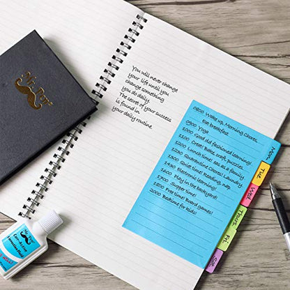 Mr. Pen- Sticky Notes Set, 410 Pack, Ruled, Dotted & Blank Notes - color: Vibrant, size: 1 Set