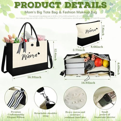 Silkfly 3 Pcs Mama Thoughtful Gifts Set for Thanksgiving Christmas Day - style: Mama