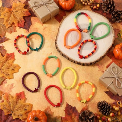 Landical 30/50/100 Cross Bracelets Bulk Jesus Women - color: Warmtoned