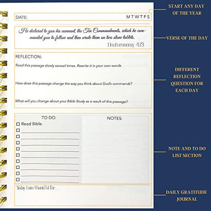 Mr. Pen- Christian Journals for Women & Men, 8.5" x 6.5", 365 Pages