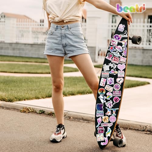 BEATRI Gymnastics Stickers 50Pcs Vinyl Waterproof Gymnastics Gifts Decor - color: Gymnastics Stickers