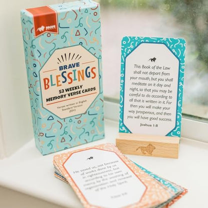 Brave Blessings Bible Verse Cards for Kids